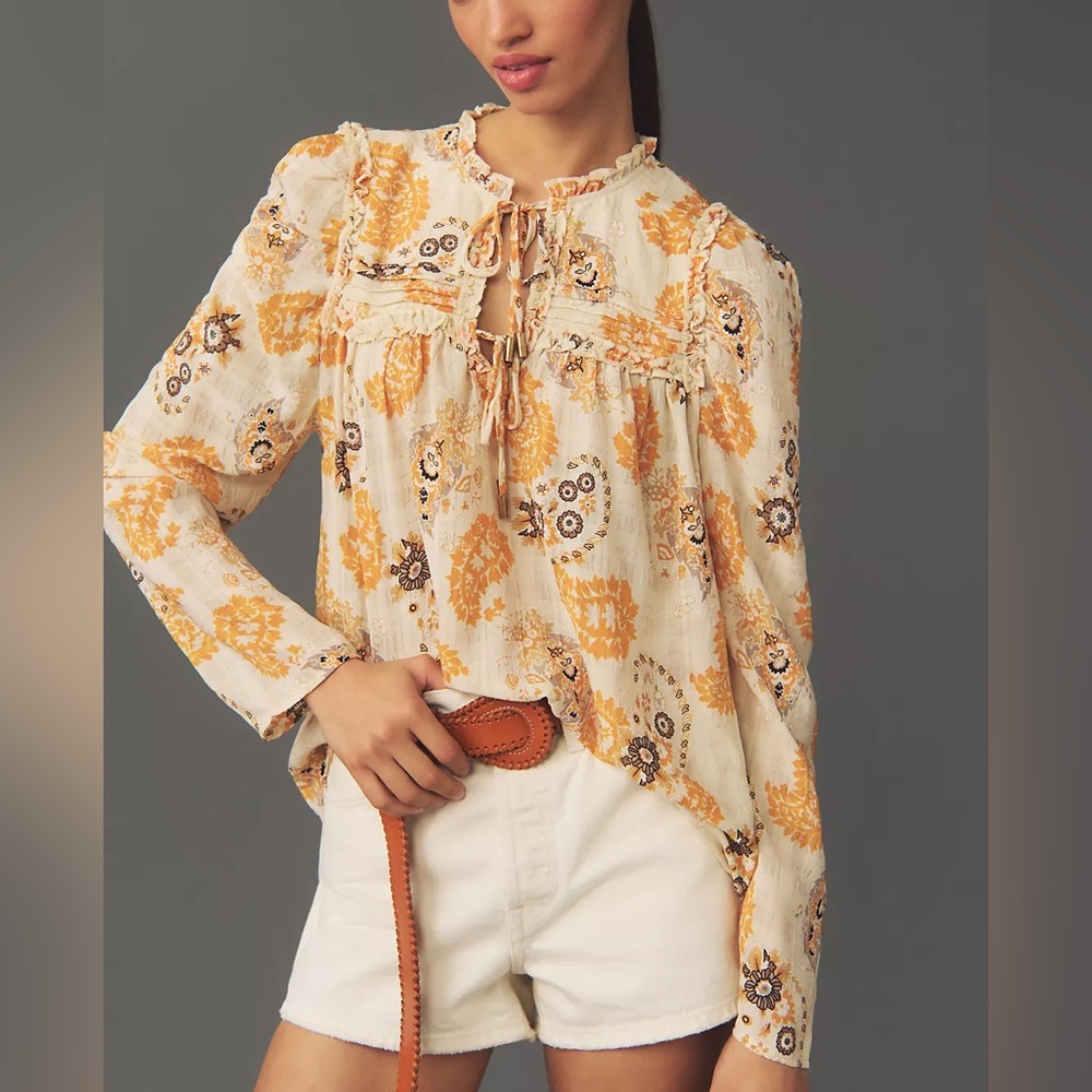 Anthropologie Bishop + Young Sydney Blouse